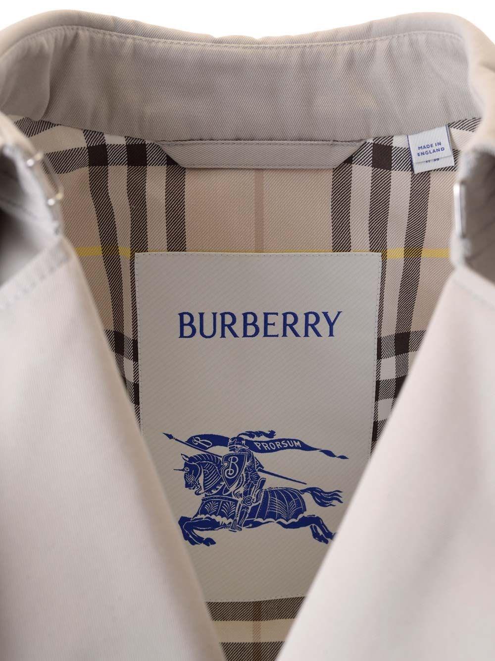 Al Duca D'Aosta Burberry Trench medio in misto cotone Offerte esclusive