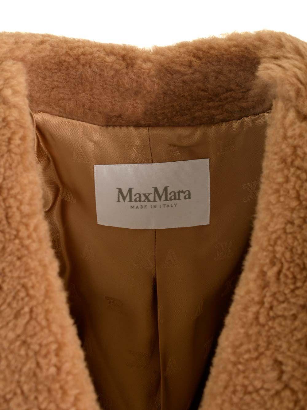 Al Duca D'Aosta Max Mara LOOK 24 - GARDONE TEDDY BIKER SILK CAMEL Liquidazione