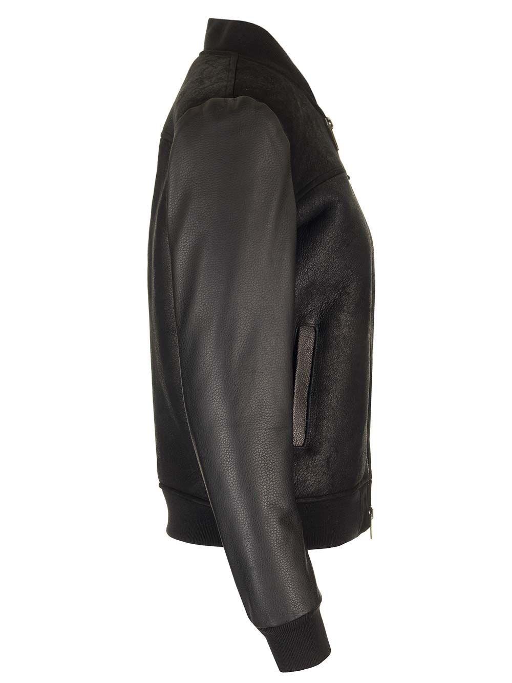 Al Duca D'Aosta Blusotto Bomber in nappa Super Saving Price