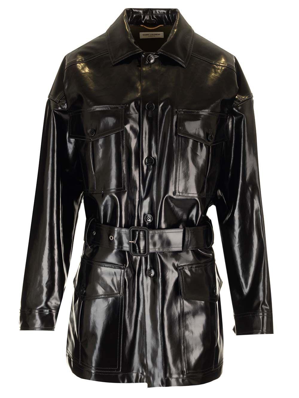 Al Duca D'Aosta Saint Laurent Sahariana in cotone rivestito