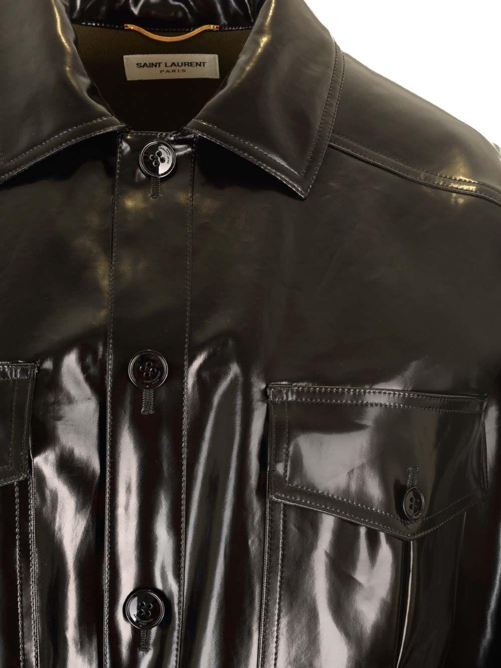 Al Duca D'Aosta Saint Laurent Sahariana in cotone rivestito Fino al 55% di sconto