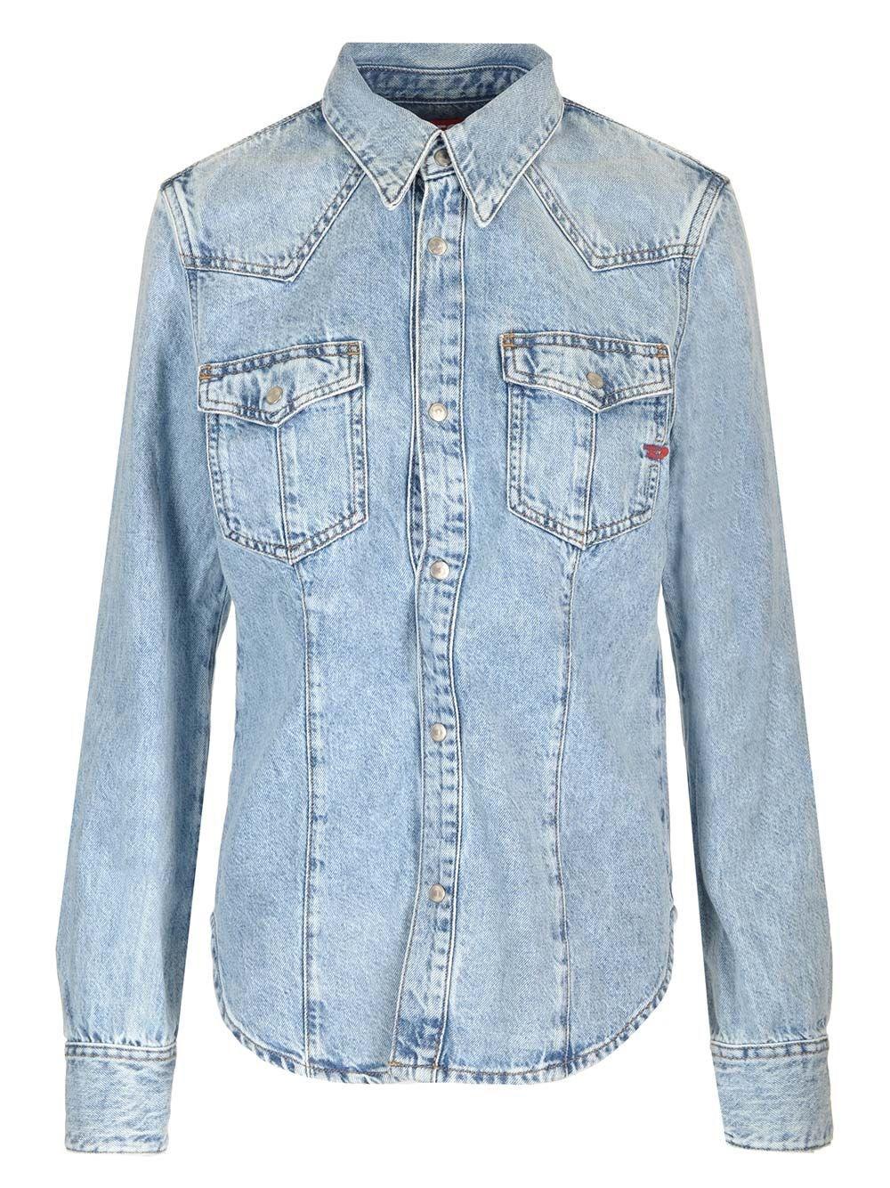 Al Duca D'Aosta Diesel Camicia western in denim