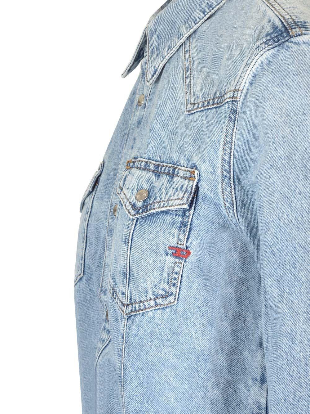 Al Duca D'Aosta Diesel Camicia western in denim Discount Store per i nuovi prodotti