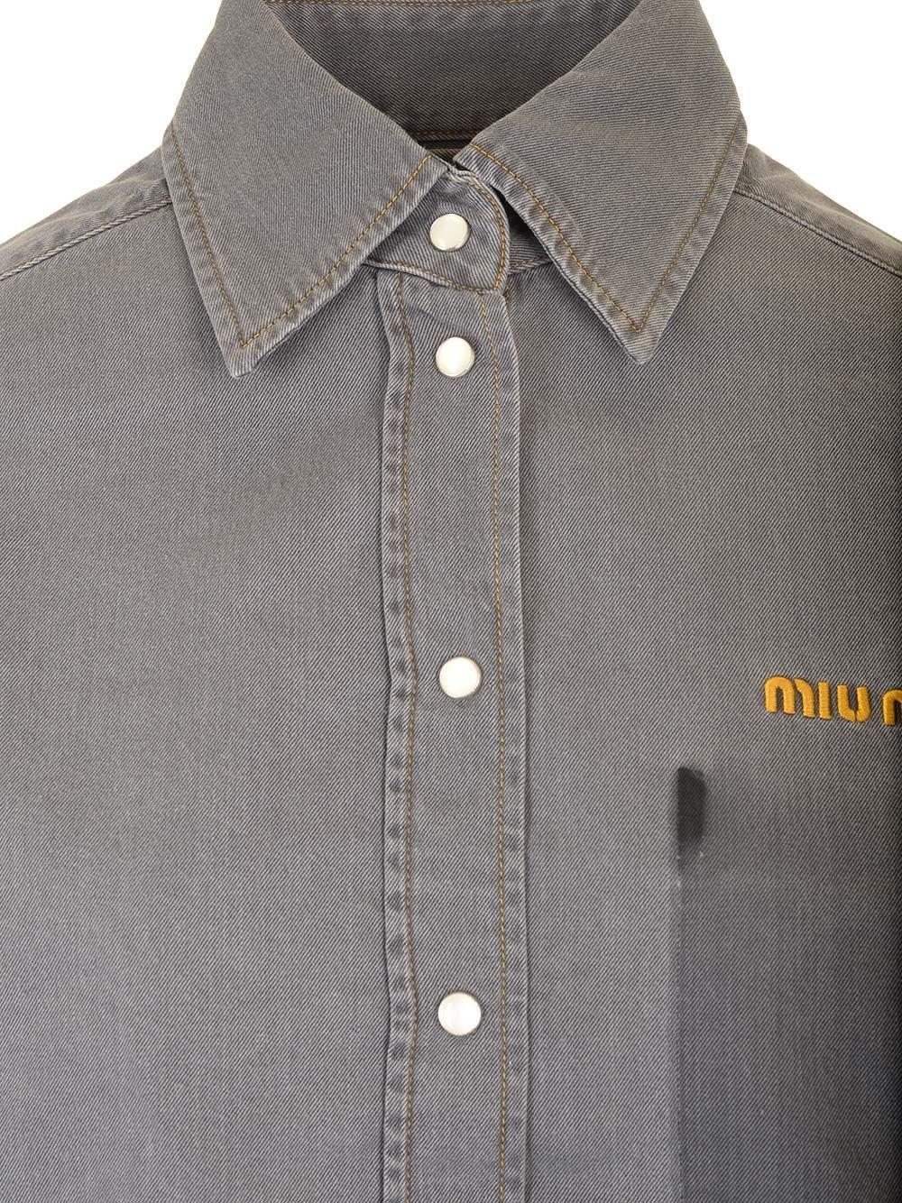 Al Duca D'Aosta Miu Miu Camicia in chambray Officina