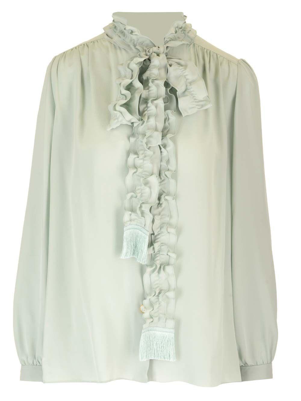 Al Duca D'Aosta Valentino Garavani Camicia in crepe de chine