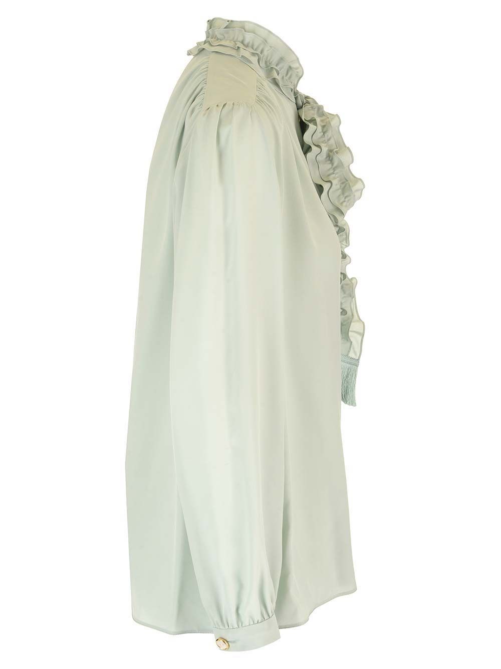 Al Duca D'Aosta Valentino Garavani Camicia in crepe de chine Esporta salva