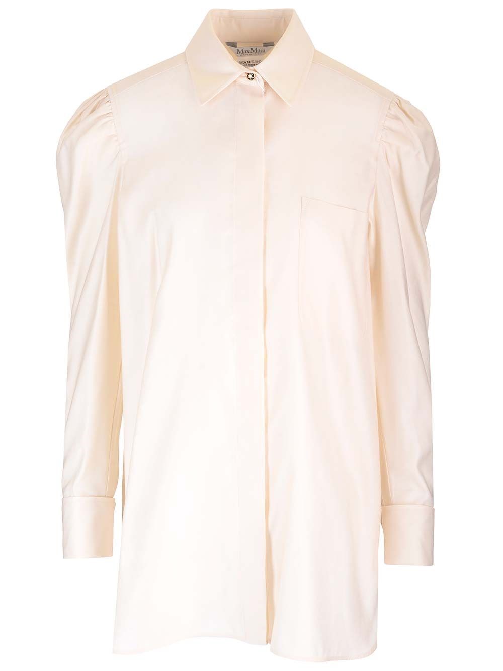 Al Duca D'Aosta Max Mara Camicia in raso di cotone