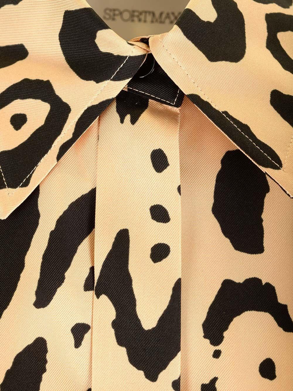 Al Duca D'Aosta Sportmax Camicia animalier "Armony" In vendita