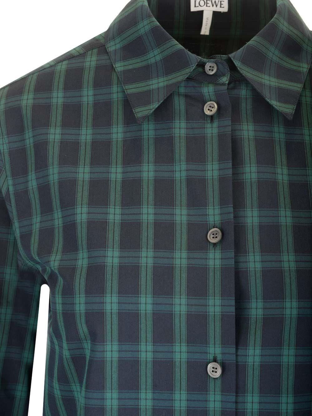 Al Duca D'Aosta Loewe Camicia in cotone a quadri Italy