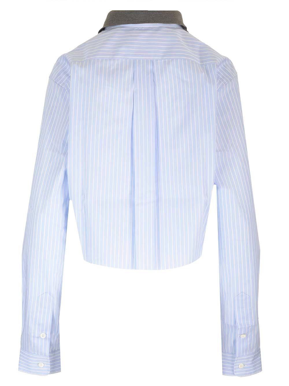 Al Duca D'Aosta Miu Miu Camicia in cotone a righe Italia