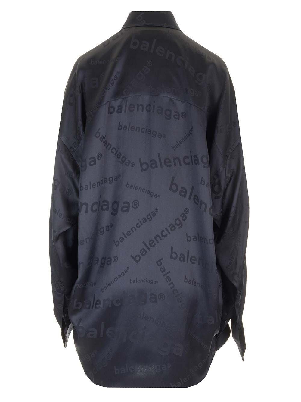 Al Duca D'Aosta Balenciaga Camicia cocoon seta In Linea