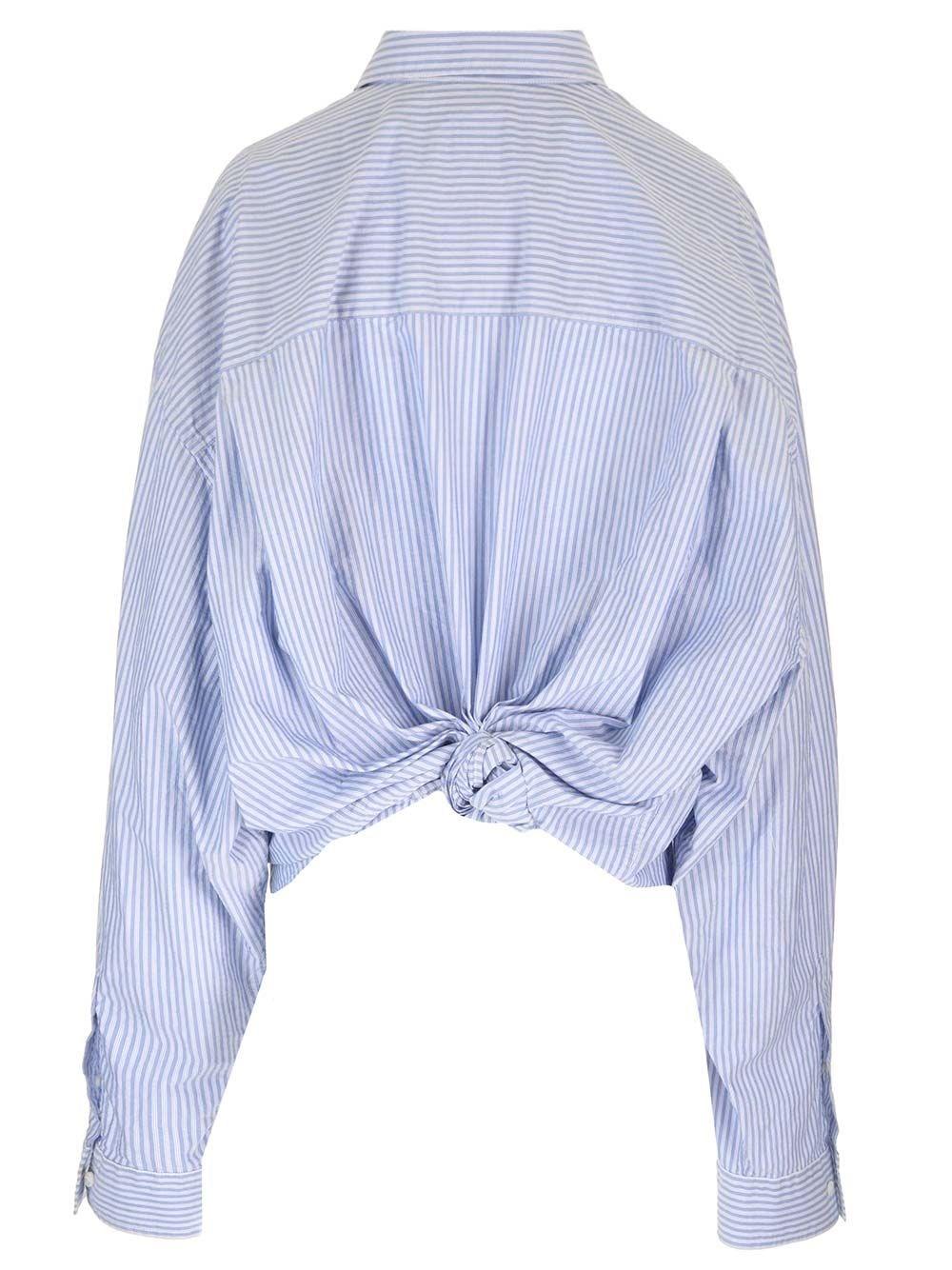 Al Duca D'Aosta Balenciaga Camicia oversize "Knotted Shirt" Nuovo