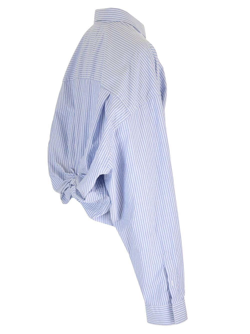 Al Duca D'Aosta Balenciaga Camicia oversize "Knotted Shirt" Nuovo