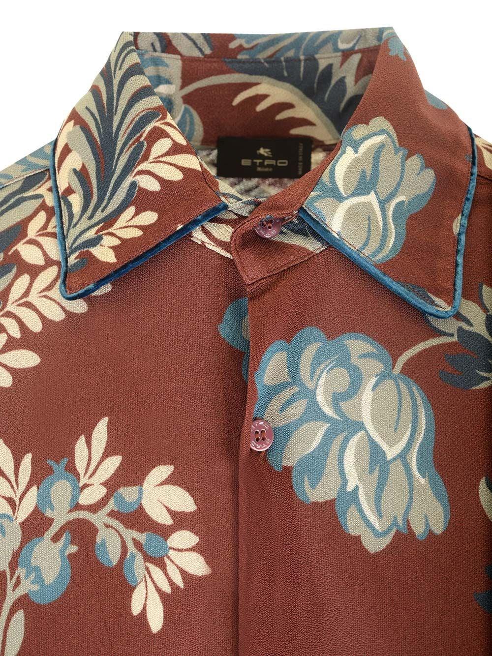 Al Duca D'Aosta Etro Camicia in cotone ricamato Qualità