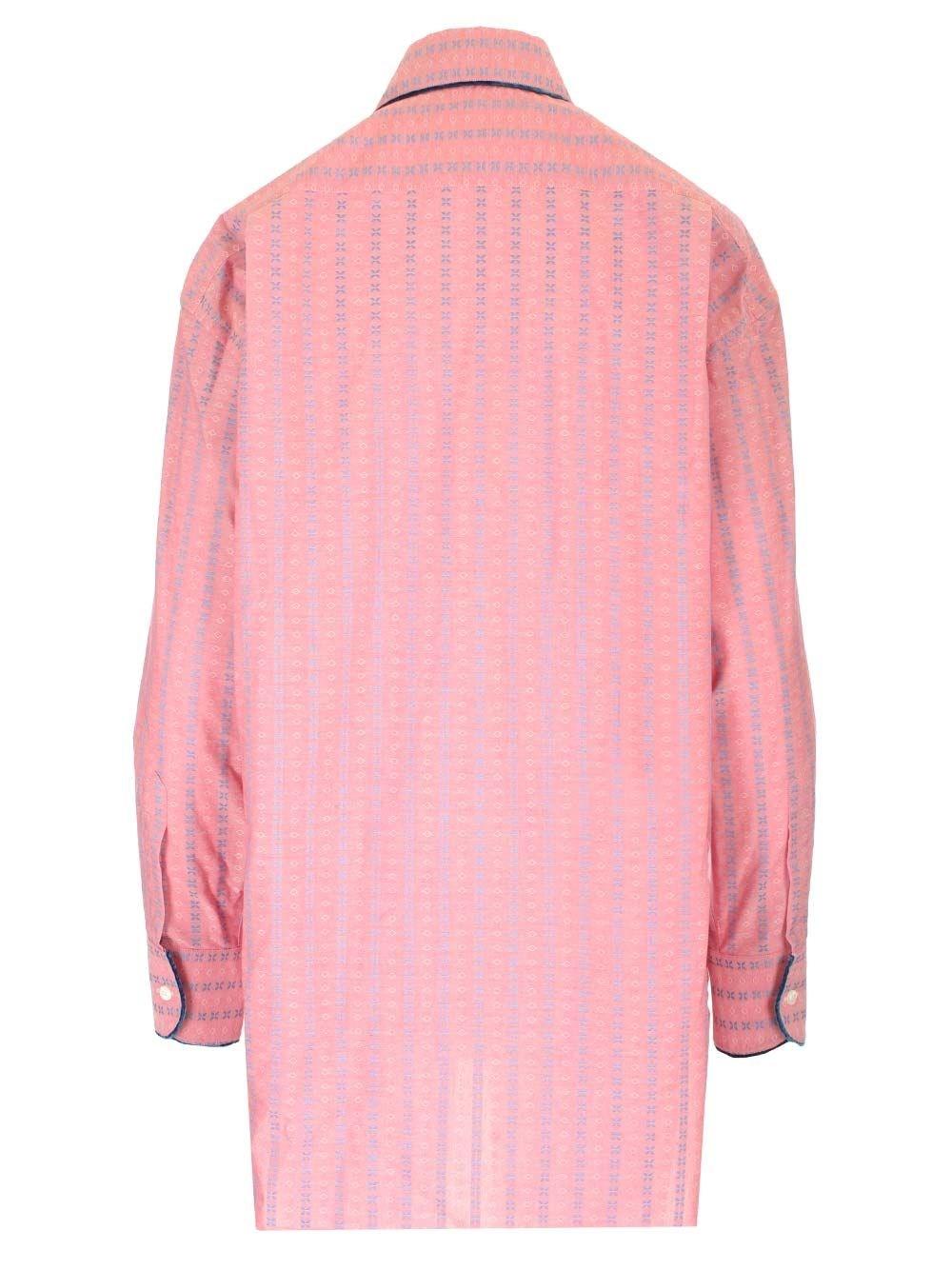 Al Duca D'Aosta Etro Camicia in cotone ricamato Vendita