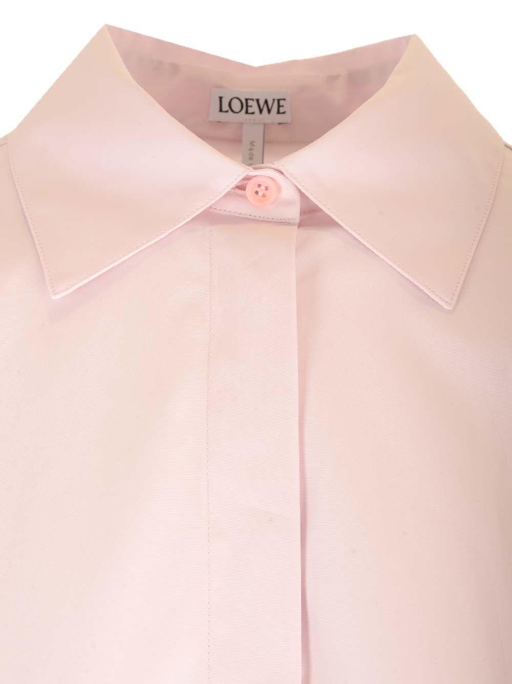 Al Duca D'Aosta Loewe Camicia con risvolti in cotone Fino Al -60%