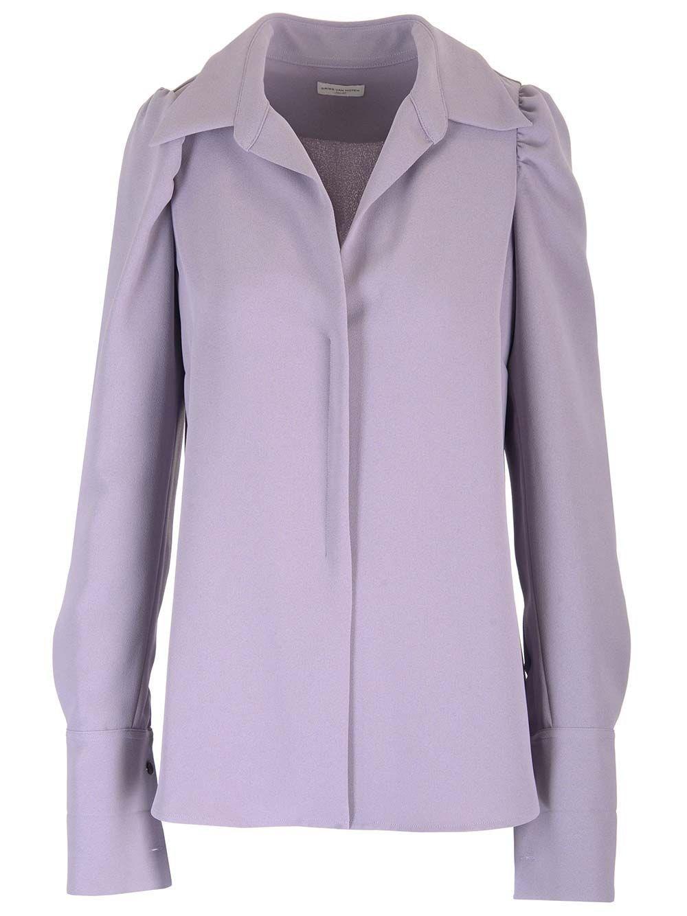 Al Duca D'Aosta Dries Van Noten Camicia in crepe