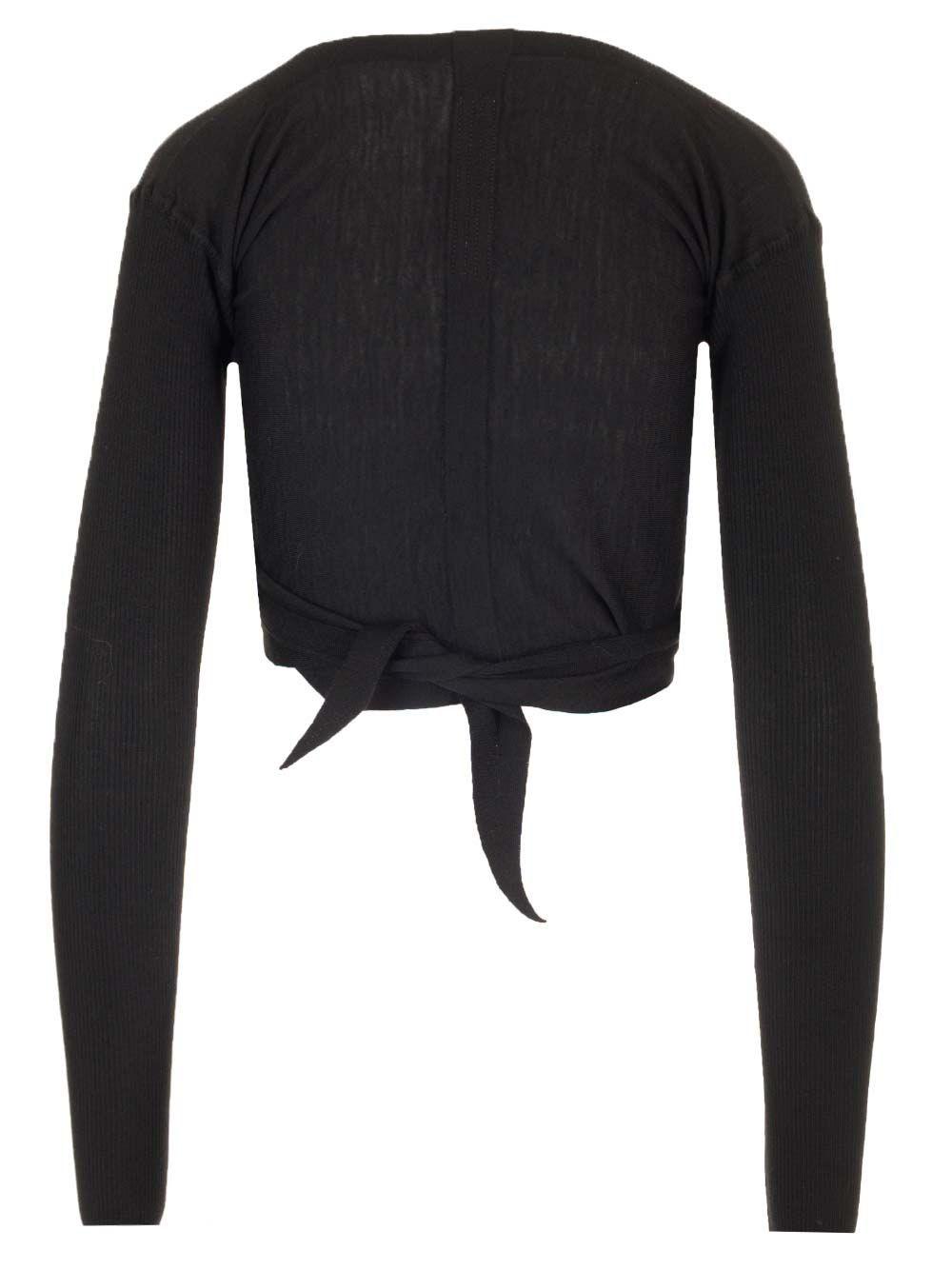 Al Duca D'Aosta Rick Owens Top incrociato in maglia Online