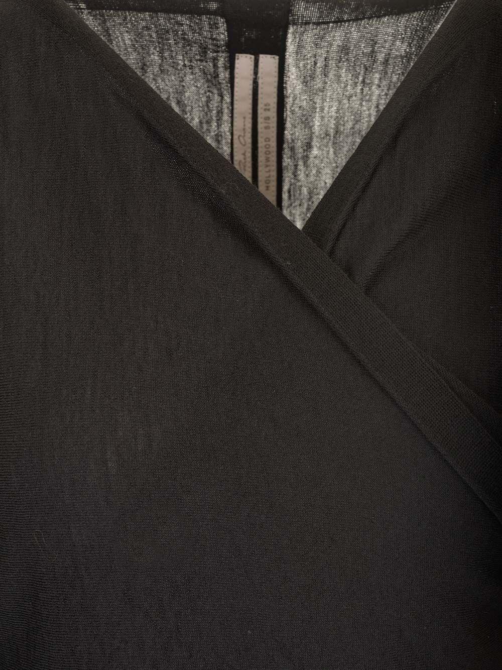 Al Duca D'Aosta Rick Owens Top incrociato in maglia Online