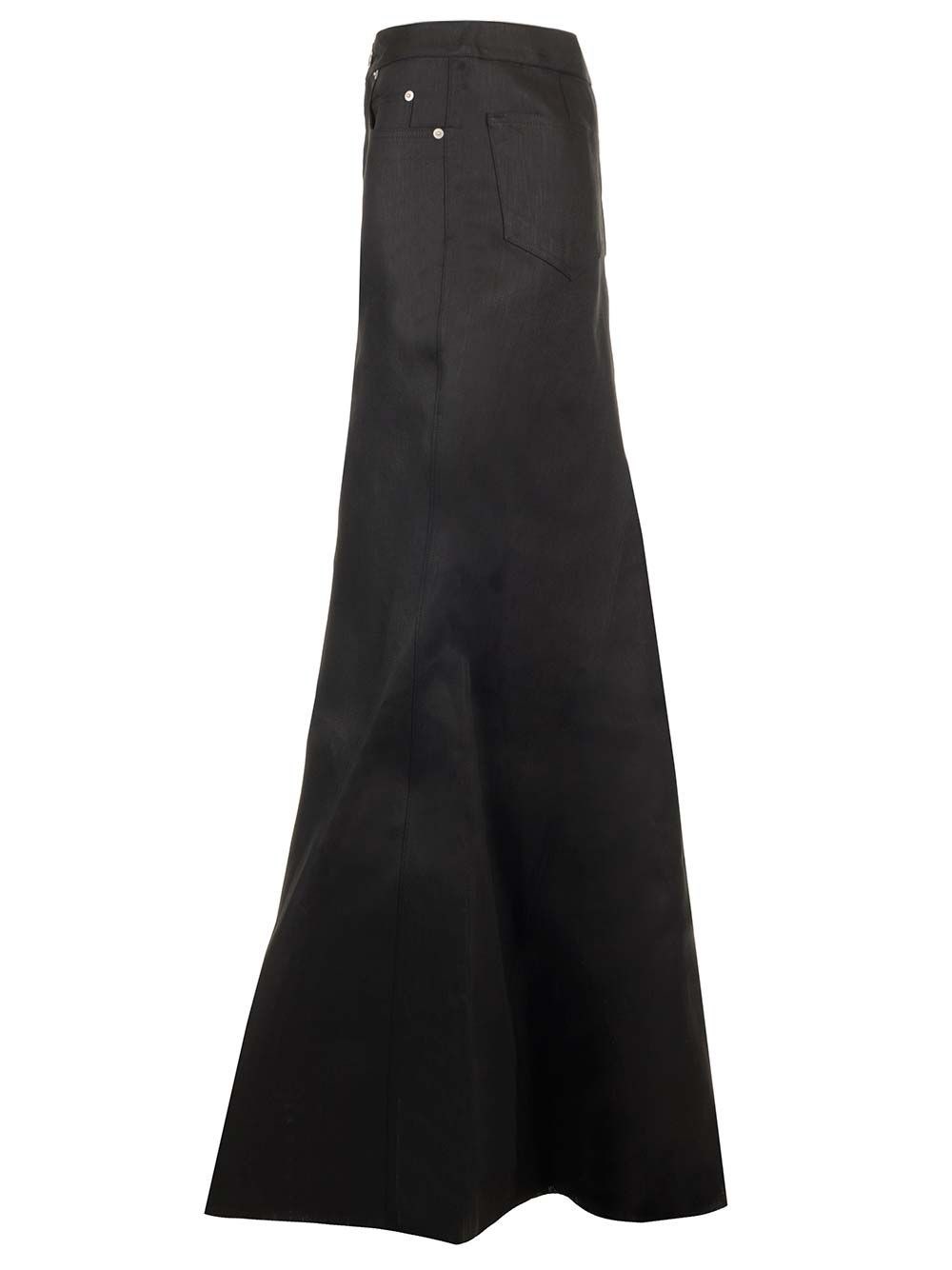 Al Duca D'Aosta Rick Owens Gonna lunga in twill In Vendita