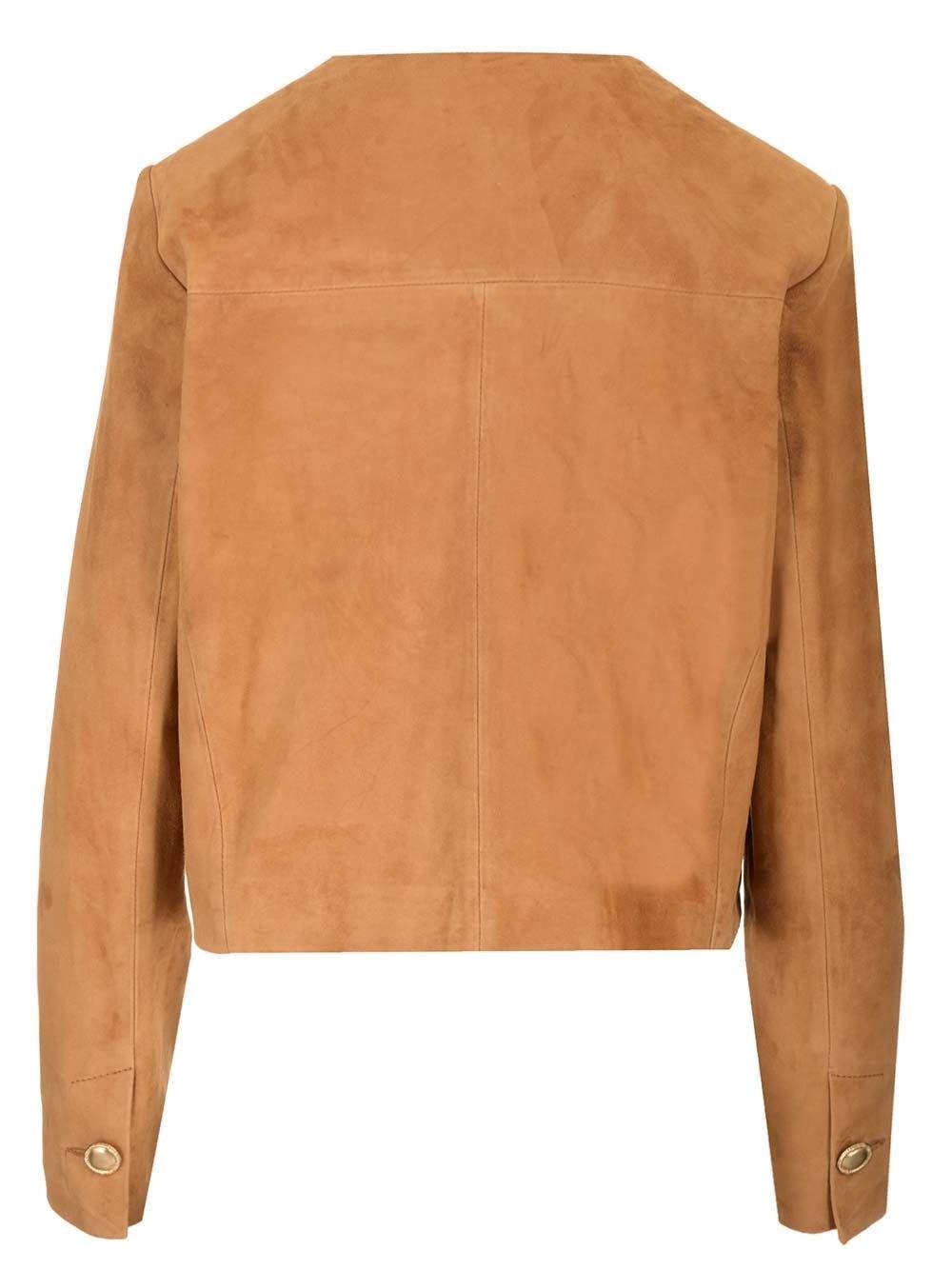 Al Duca D'Aosta Arma Giacca in pelle scamosciata "Gaya" Vendita Calda