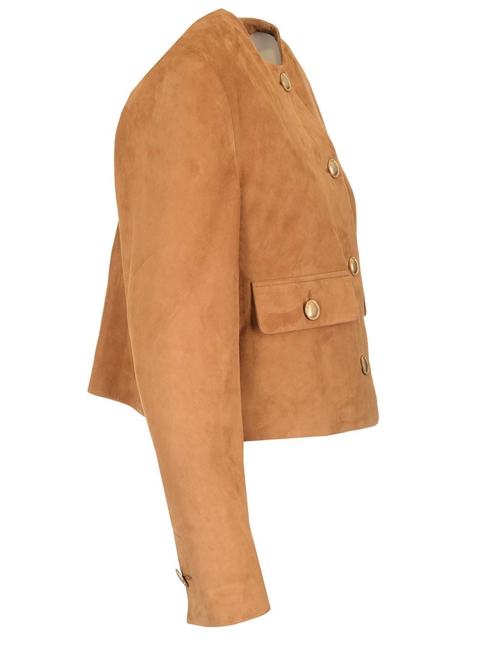 Al Duca D'Aosta Arma Giacca in pelle scamosciata "Gaya" Vendita Calda