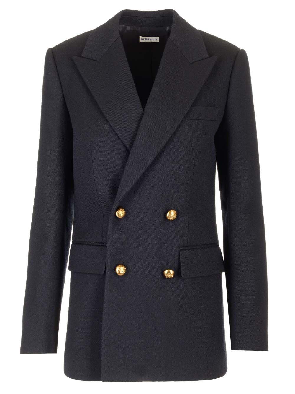 Al Duca D'Aosta Burberry Blazer doppiopetto blu navy