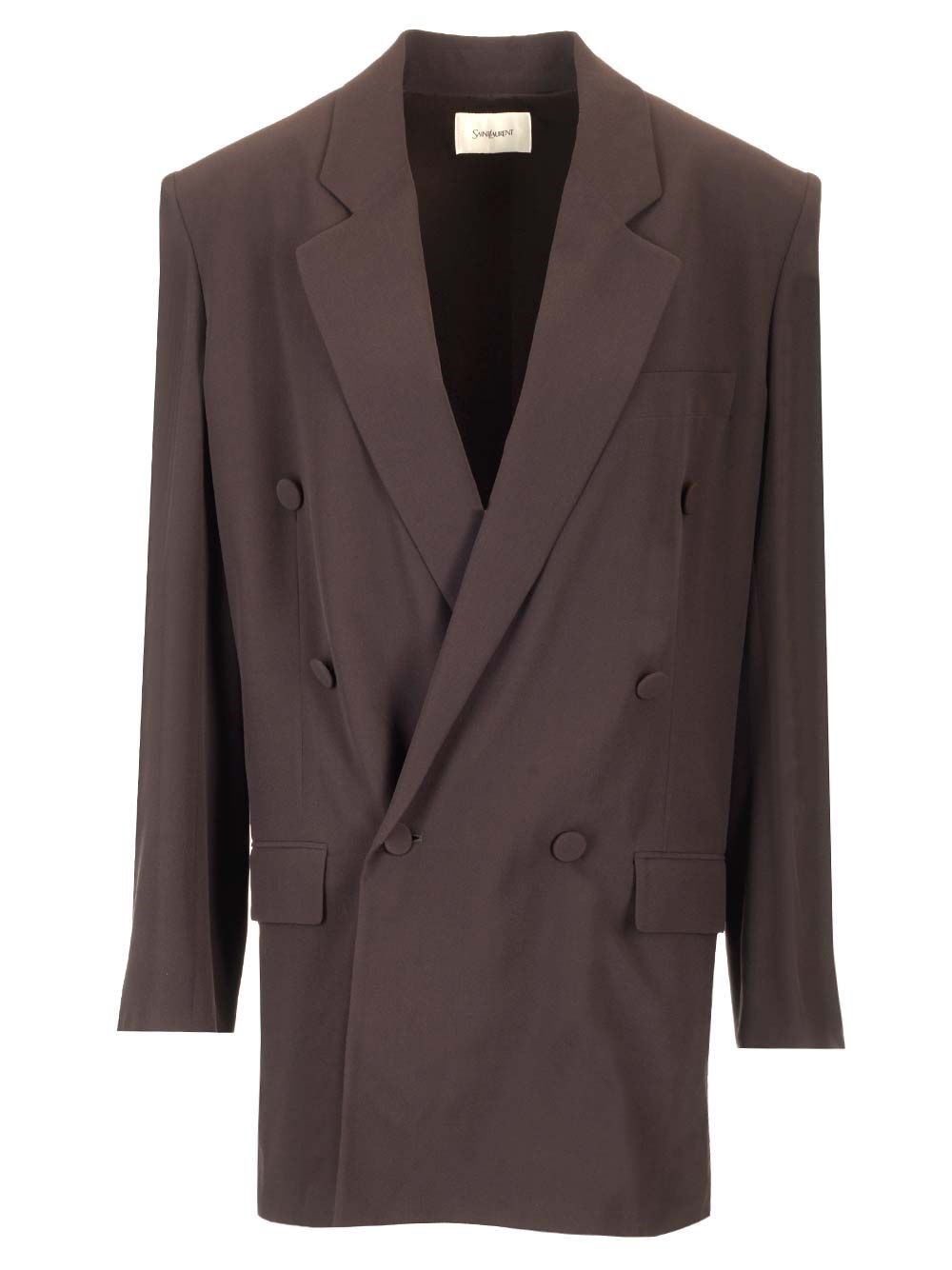 Al Duca D'Aosta Saint Laurent Blazer doppiopetto in seta