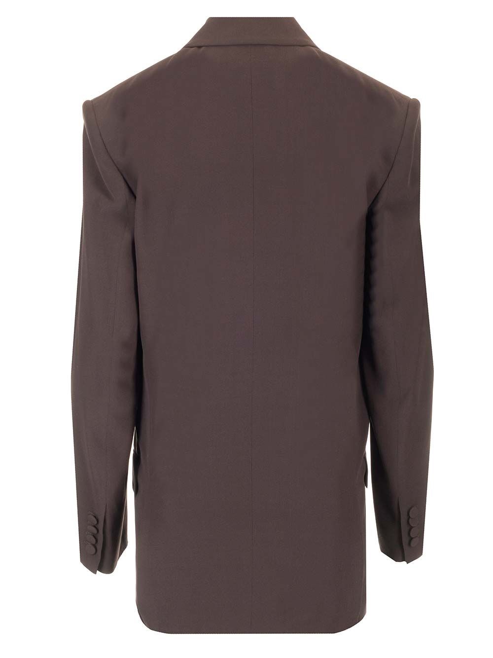 Al Duca D'Aosta Saint Laurent Blazer doppiopetto in seta Nuova