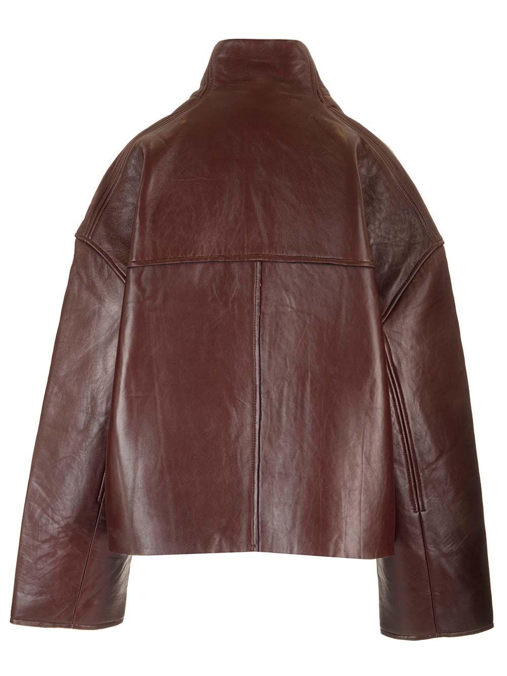 Al Duca D'Aosta Remain Bonded Leather Jacket Moda