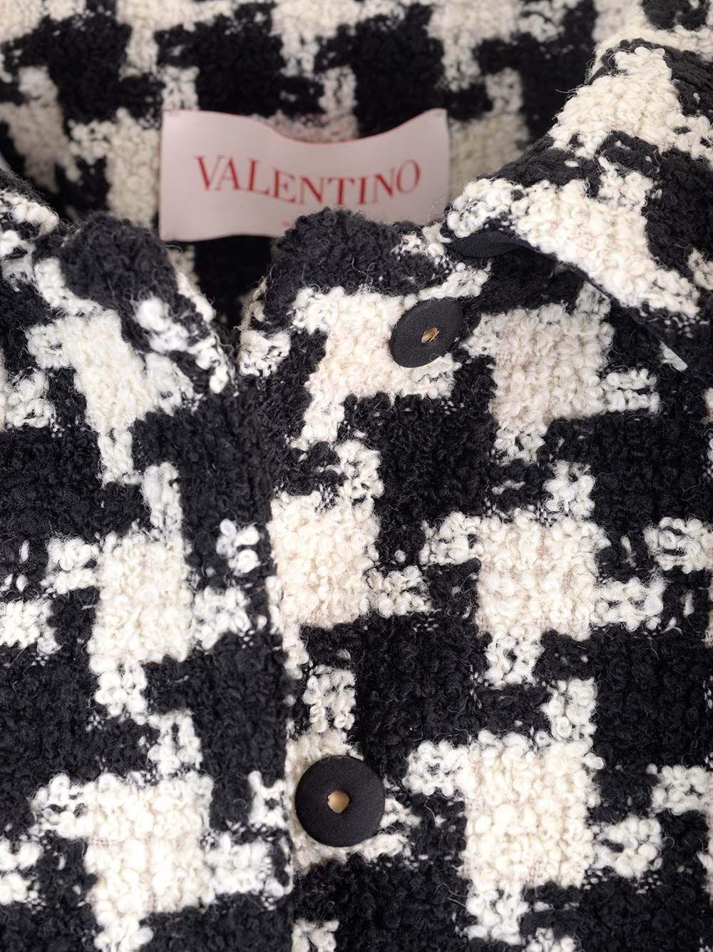 Al Duca D'Aosta Valentino Garavani Giacca in macro pied de poule Grande vendita