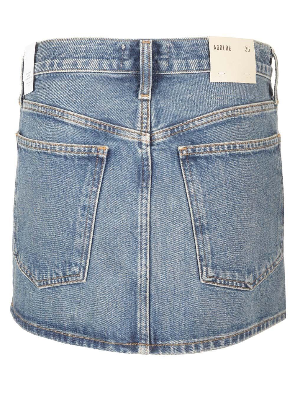 Al Duca D'Aosta Agolde Mini gonna denim Offerta Giorno del Papà