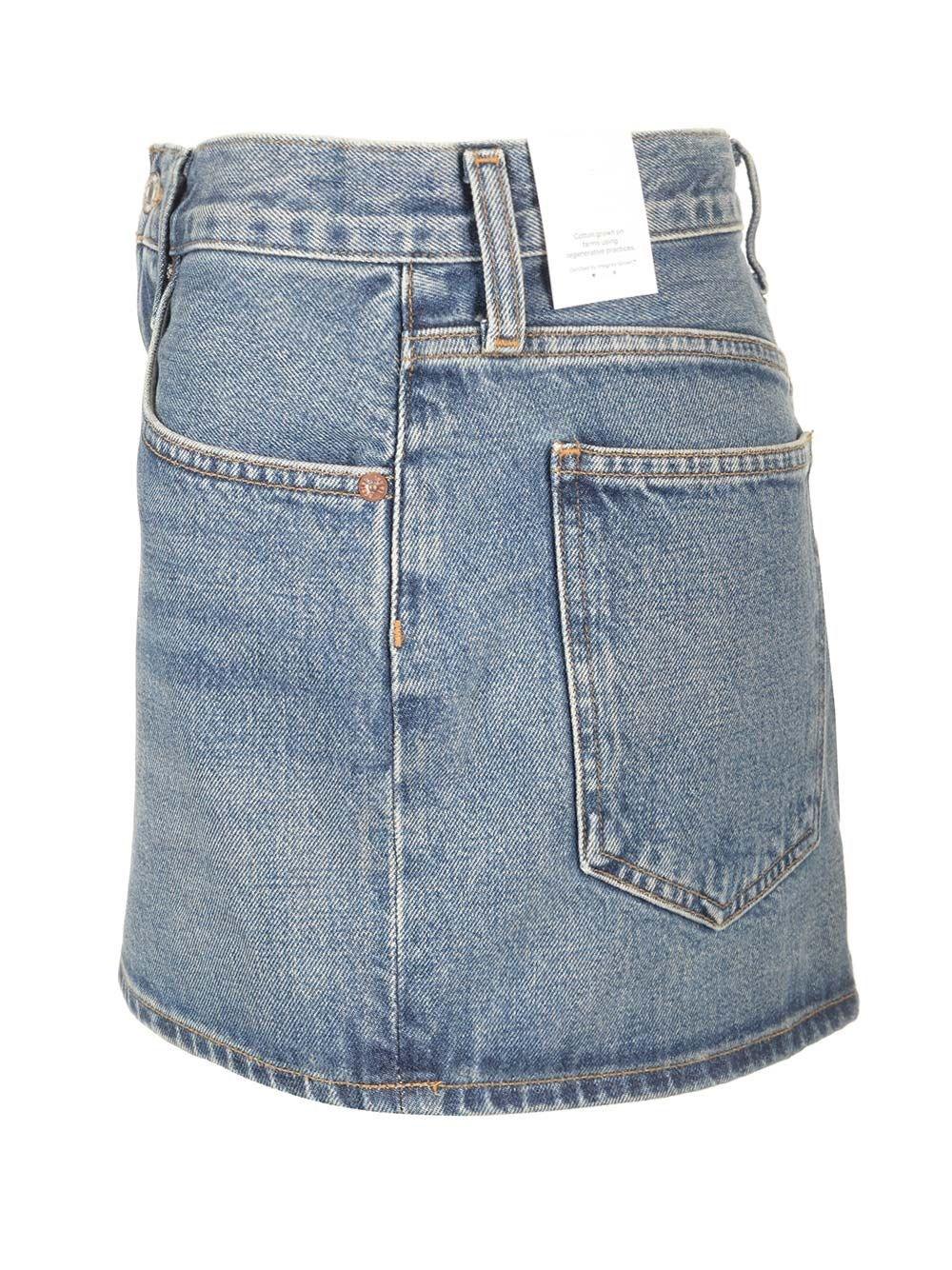 Al Duca D'Aosta Agolde Mini gonna denim Offerta Giorno del Papà