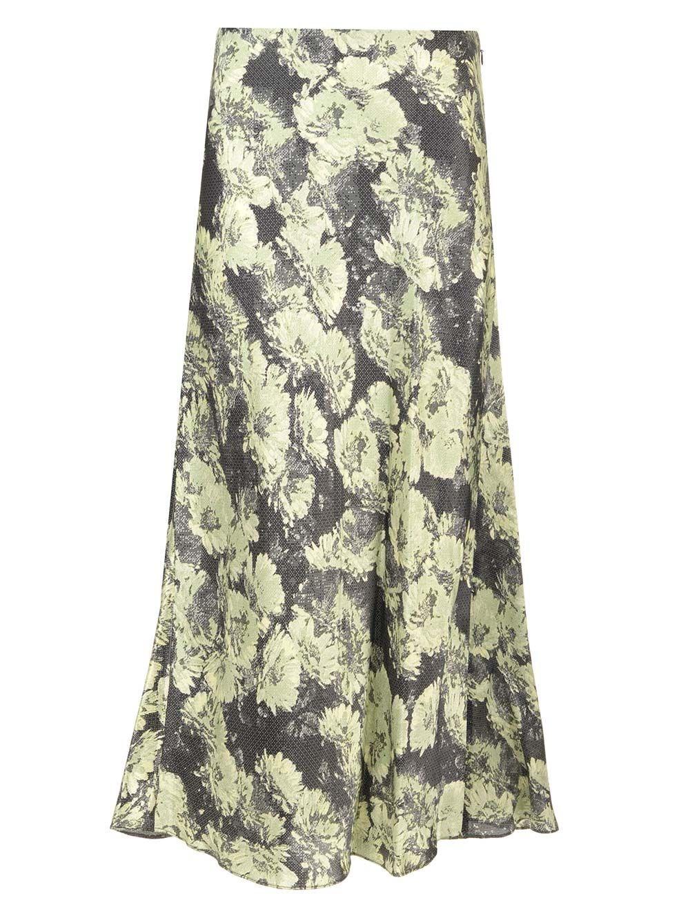 Al Duca D'Aosta Tory Burch Gonna in satin stampato