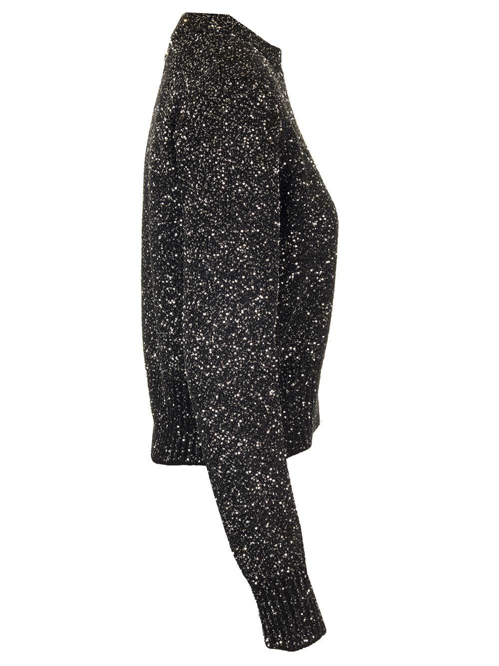 Al Duca D'Aosta Golden Goose Maglione lana con paillettes Vendita calda