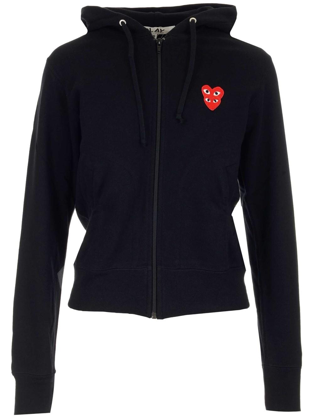 Al Duca D'Aosta Comme Des Garcons Play Felpa full zip