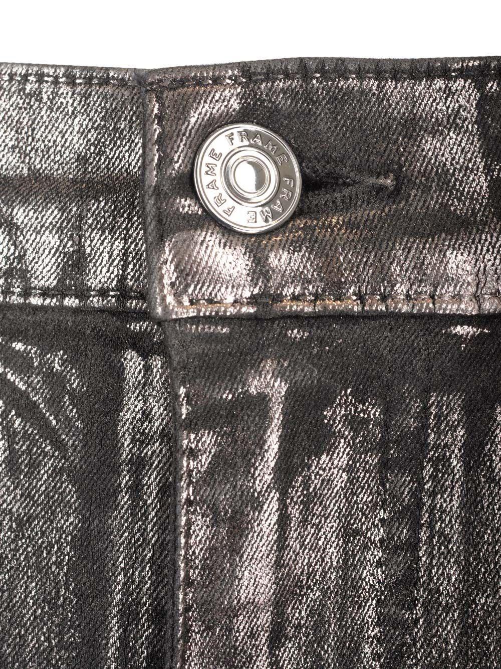 Al Duca D'Aosta Frame Jeans spalmato "Le sleek straight" Super sconto