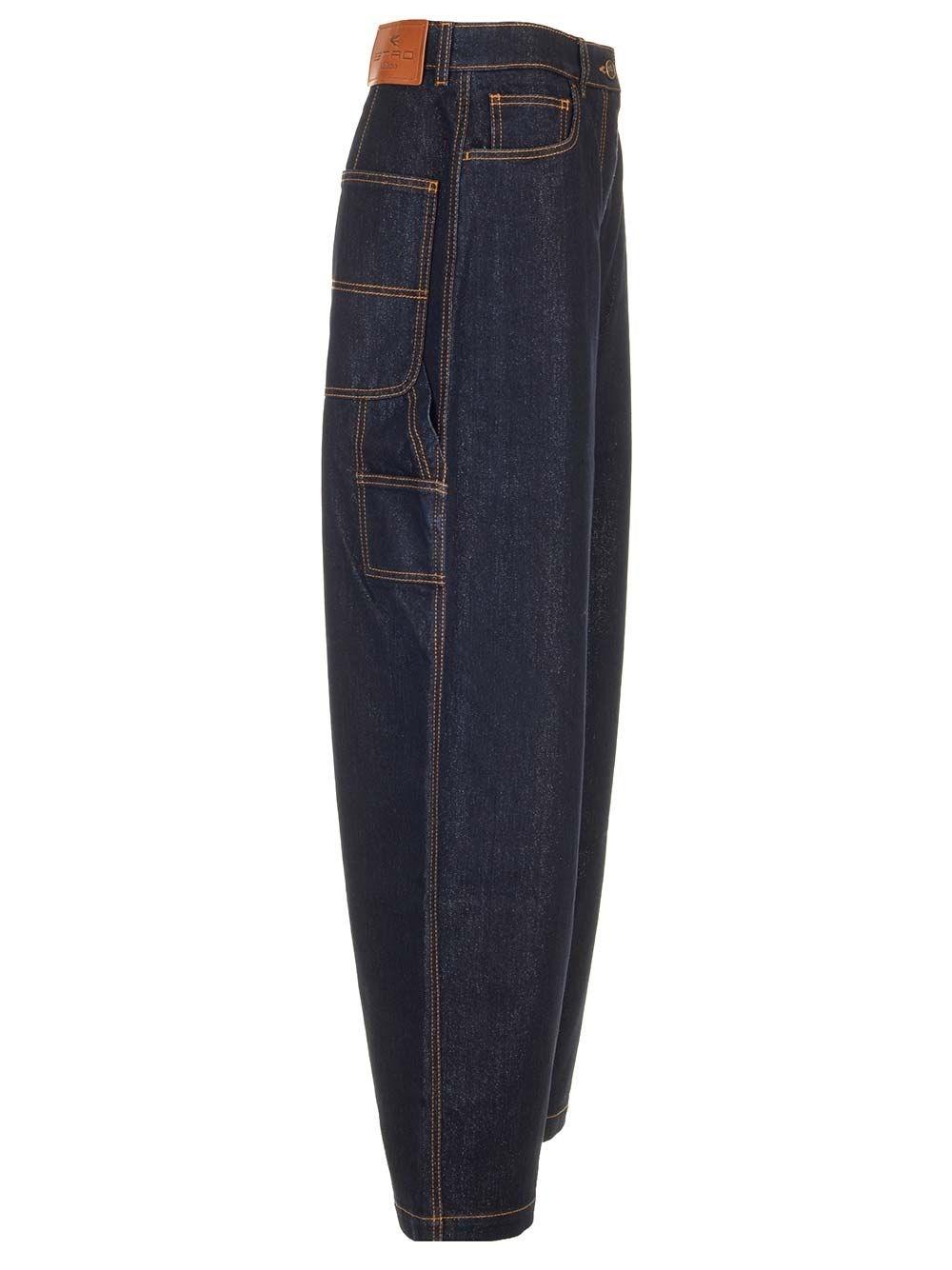 Al Duca D'Aosta Etro Jeans workwear blu Esporta salva