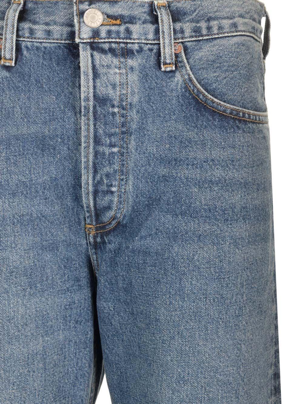 Al Duca D'Aosta Agolde Jeans "Fran" con risvolto Sconti questo mese