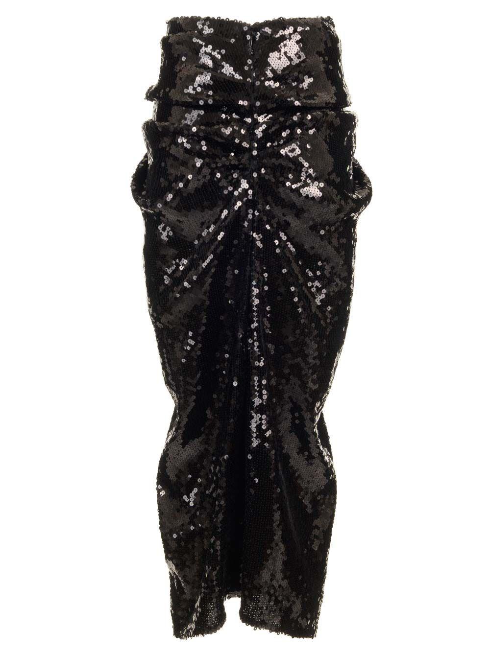 Al Duca D'Aosta Del Core Gonna midi paillettes Qualità