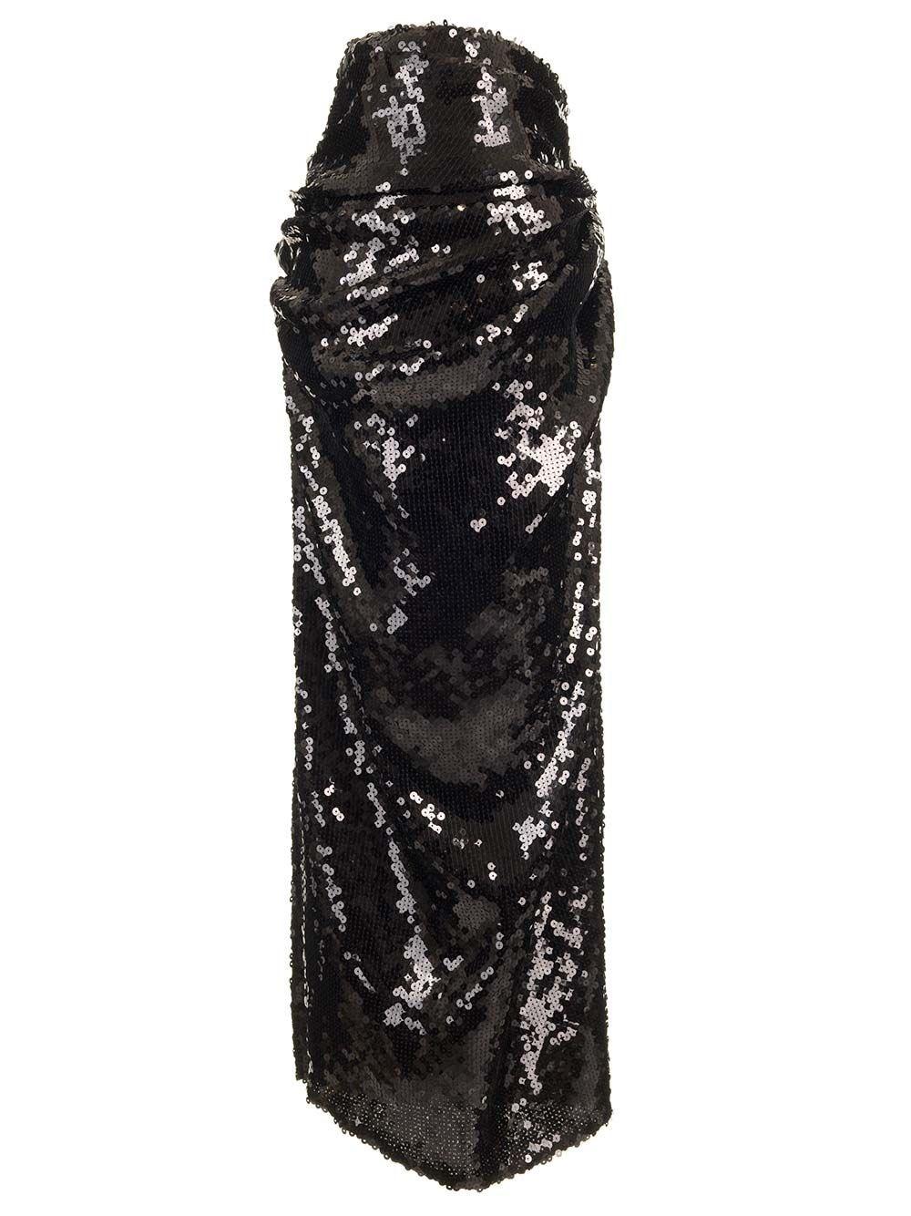 Al Duca D'Aosta Del Core Gonna midi paillettes Qualità