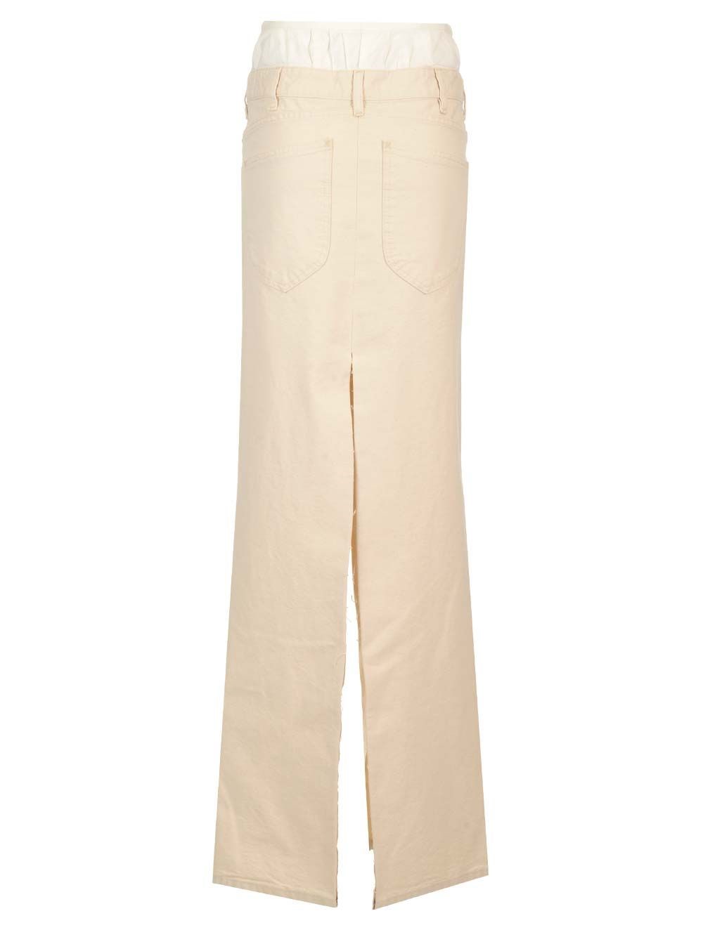 Al Duca D'Aosta Maison Margiela Gonna lunga con spacchi Promozione