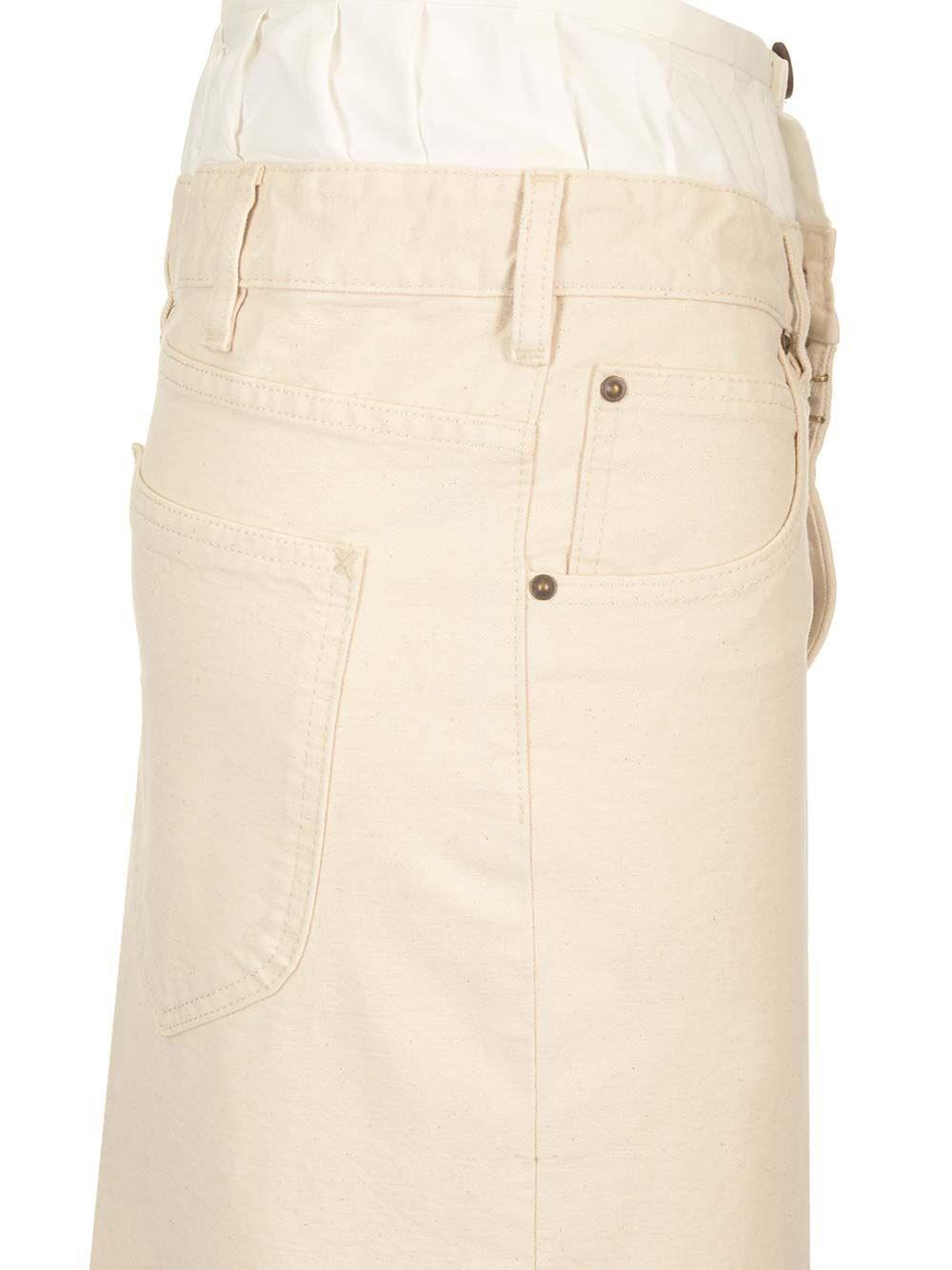 Al Duca D'Aosta Maison Margiela Gonna lunga con spacchi Promozione