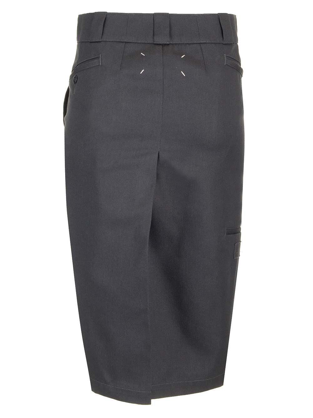 Al Duca D'Aosta Maison Margiela Gonna midi in gabardina Pezzi Unici