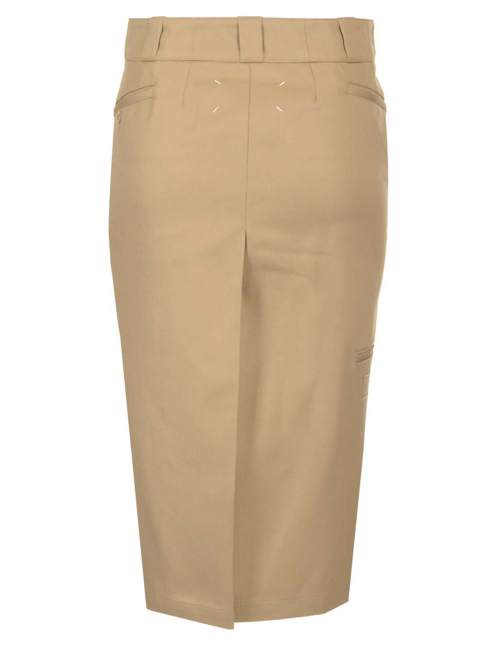 Al Duca D'Aosta Maison Margiela Gonna midi in gabardina Soddisfazione Garantita