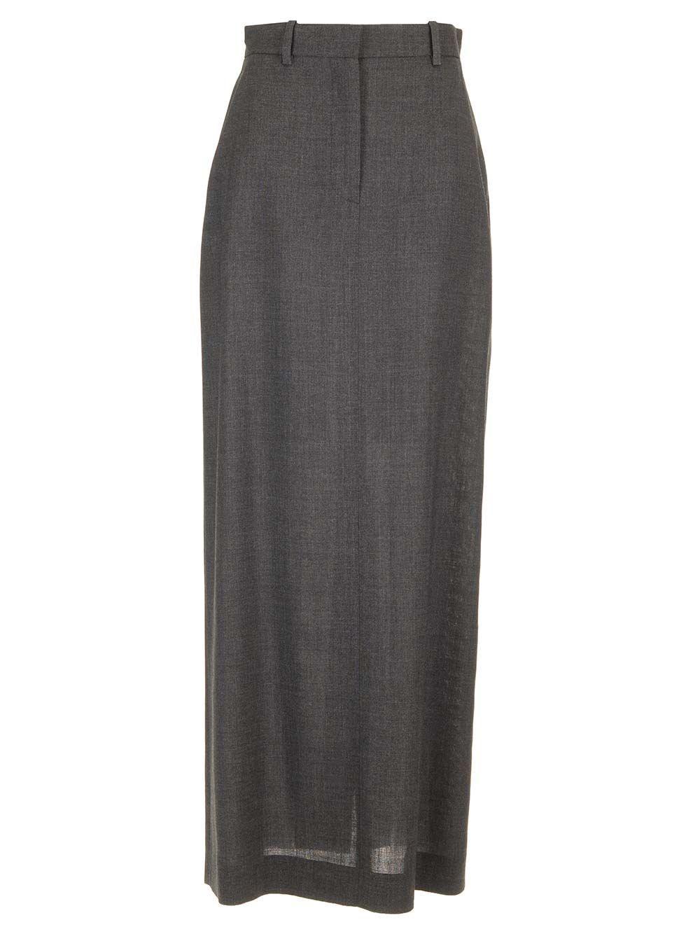 Al Duca D'Aosta The Row Gonna lunga in lana fluida