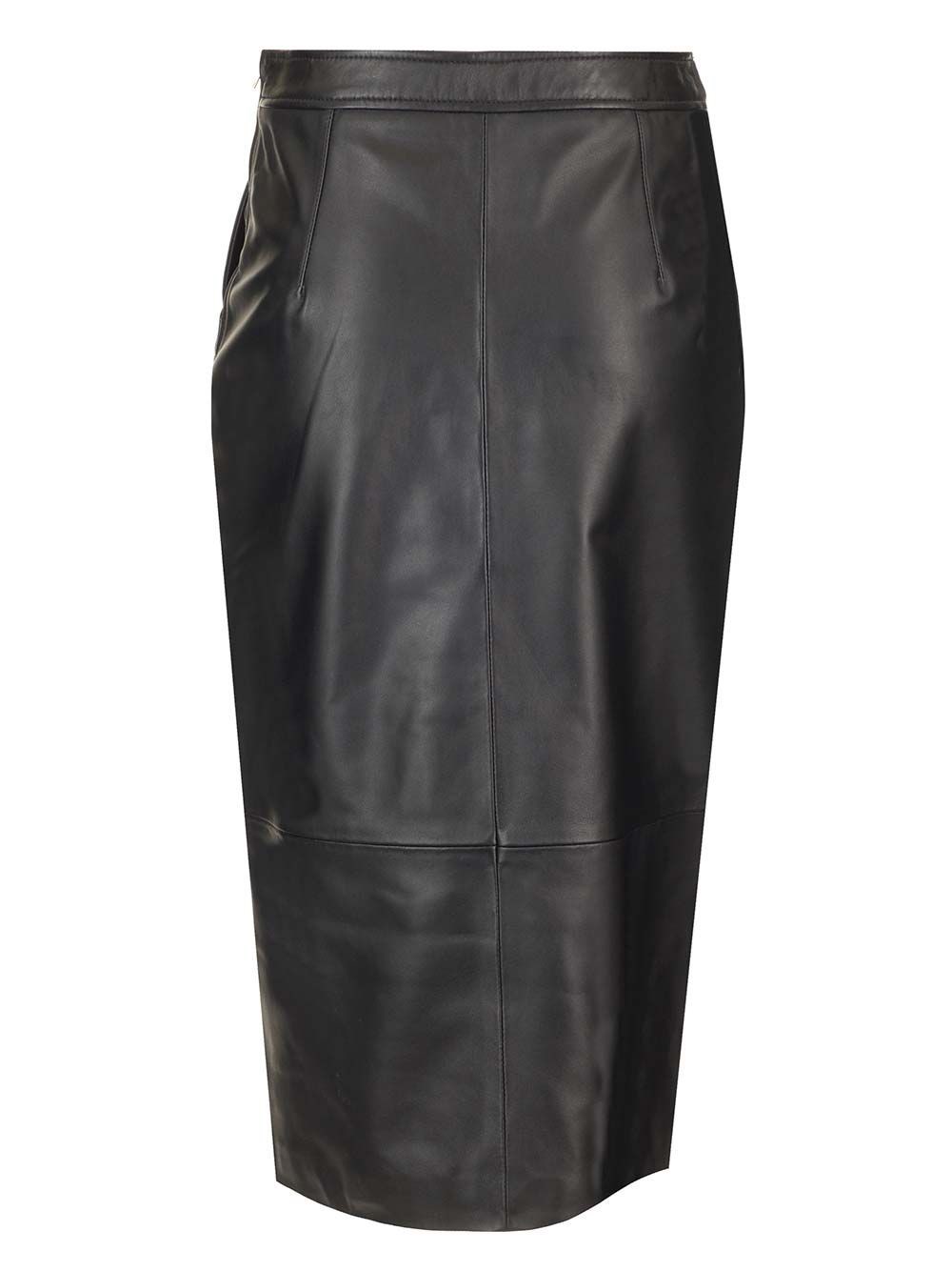 Al Duca D'Aosta Arma Gonna a tubino in pelle "Arkina" Consegna Veloce