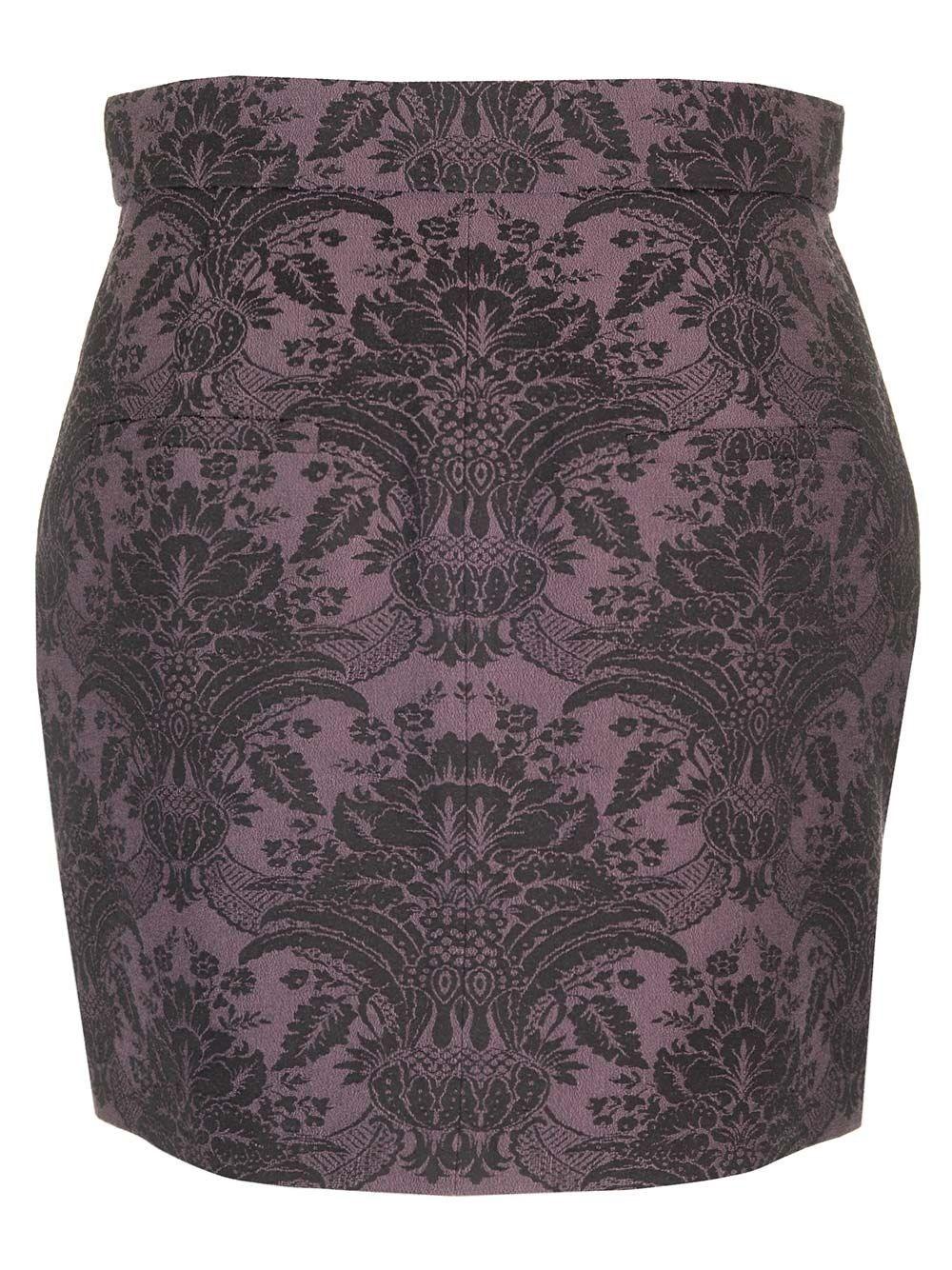 Al Duca D'Aosta Max Mara Mini gonna in lana jacquard Fino Al -60%