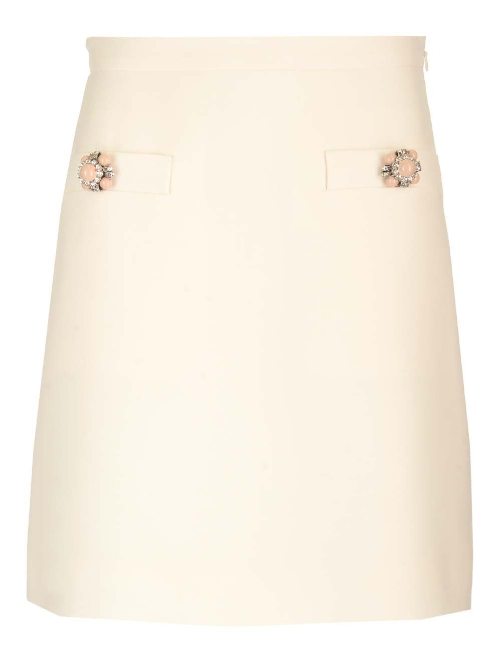 Al Duca D'Aosta Valentino Garavani Gonna in crepe couture