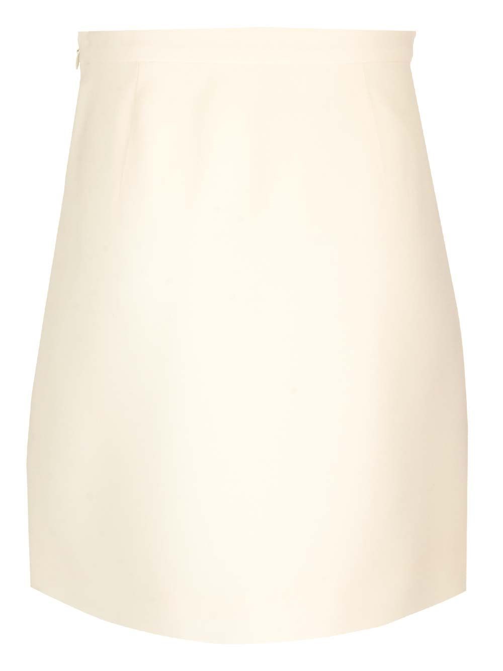 Al Duca D'Aosta Valentino Garavani Gonna in crepe couture Prezzo Ridotto